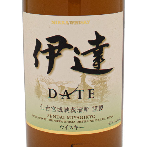 伊達ウイスキー DATE 700ml 43% ニッカ 伊達 43% 700ml 宮城峡蒸留所