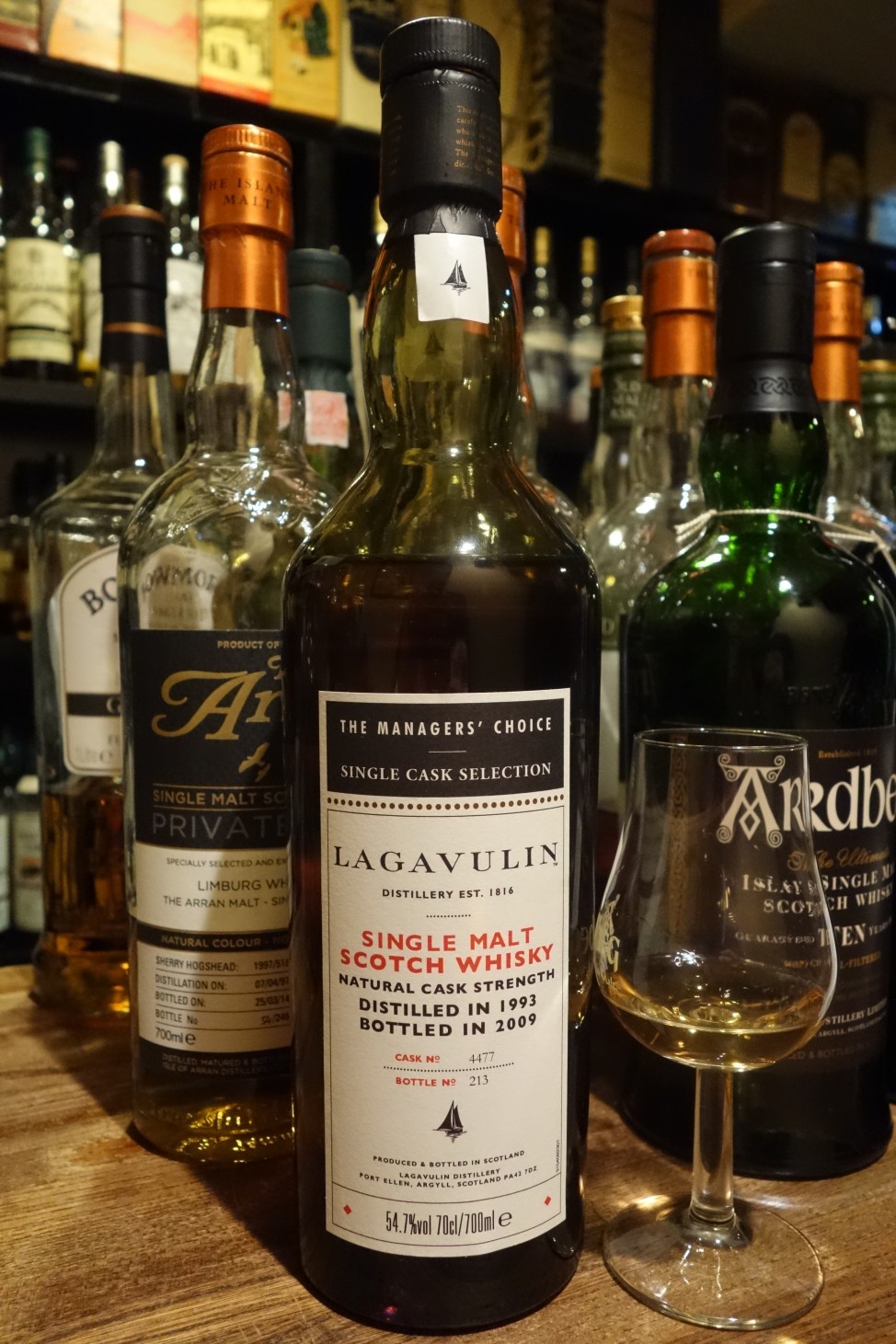 ラガヴーリン 1993 15年 オフィシャル マネージャーズチョイス #4477