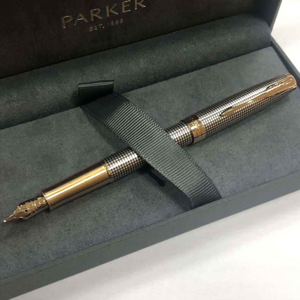 PARKER SONNET 万年筆セット インク付き、18金 750 パーカー PARKER