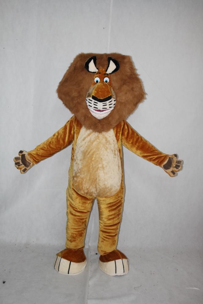 マダガスカルのアレックスライオンの大人用ファンタジーコスチューム