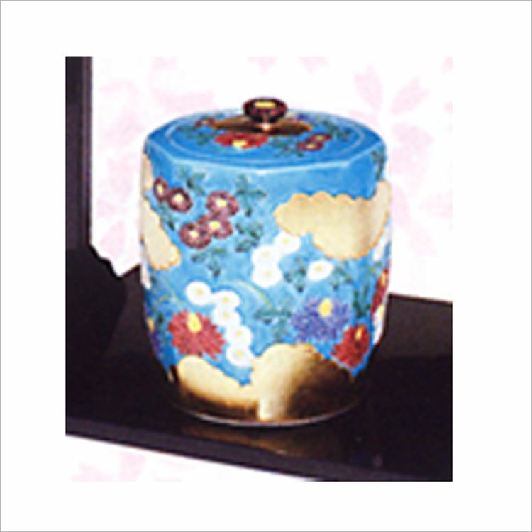 茶道具 水指 八角淡浅黄交趾 而妙斎好写 手塚大示 水