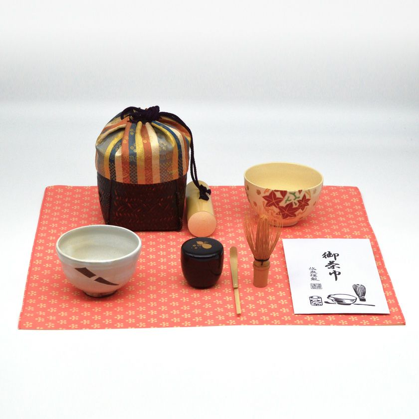 茶道具 お点前（お手前・おてまえ）セット 御幸籠セット 和田菁竺 亀甲