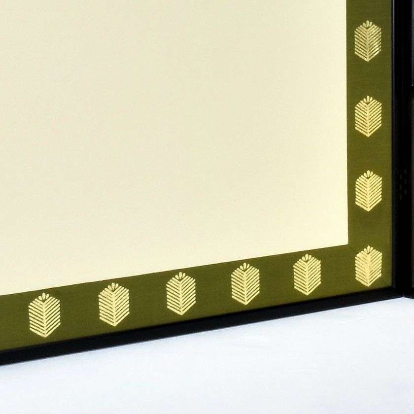 茶道具 風炉先屏風（ふろさきびょうぶ） 風炉先 片落し 亀甲松 鵬雲斎