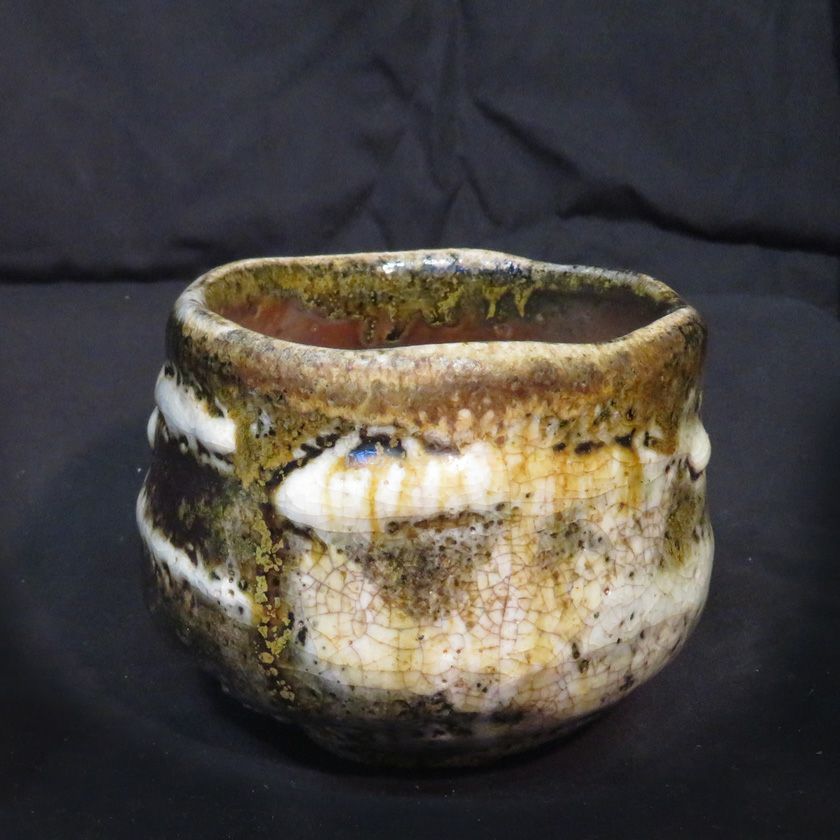 木戸貞昭／赤志野茶碗／昭41 木戸貞昭／赤志野茶碗／昭41 木戸貞昭／赤