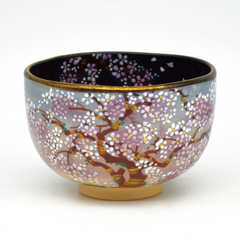 茶道具 抹茶茶碗（まっちゃちゃわん） 茶碗 乾山 嵯峨野の桜 壱休窯