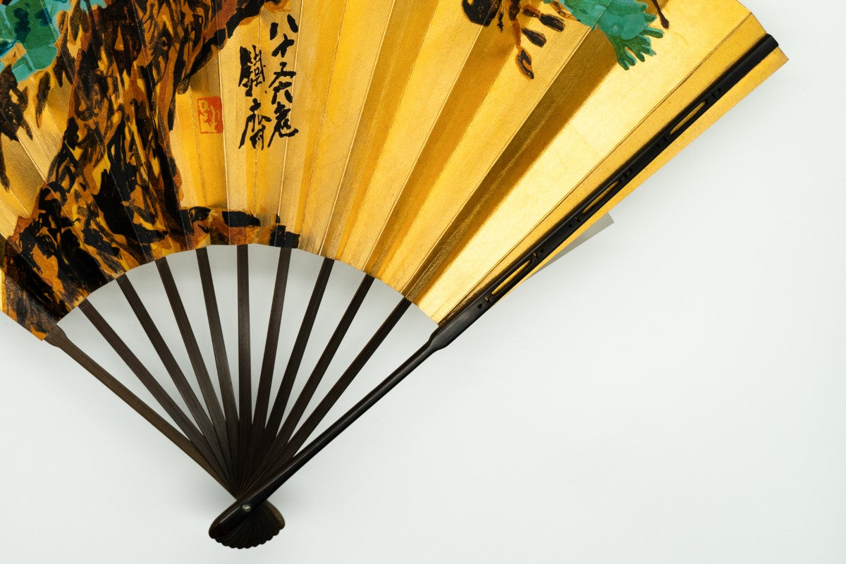 老松 手描 仕舞扇 – SENSUP