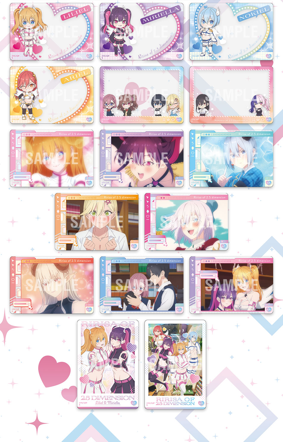 2.5次元の誘惑 にごりり にごリリ リリステ アクリル色紙 天乃リリサ