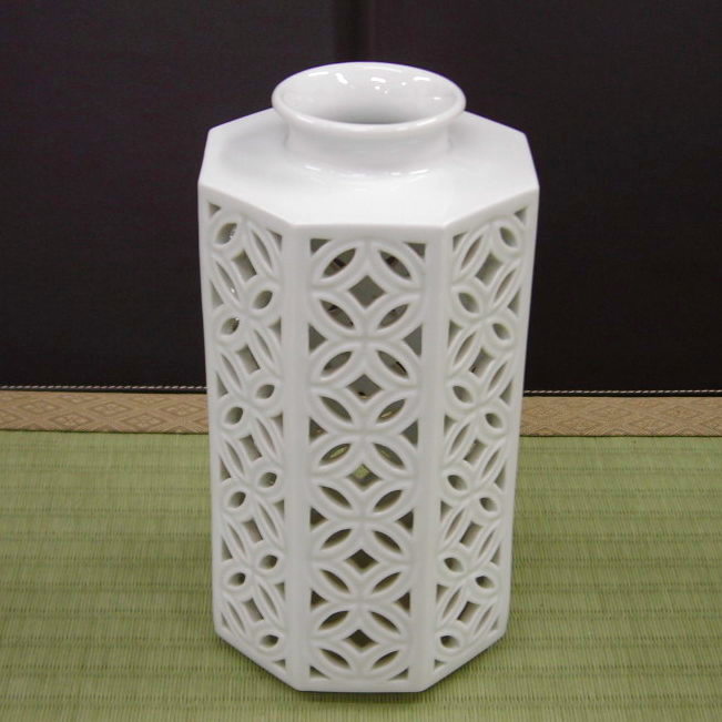 茶道具 平戸焼 宝尽 建水 13代今村悦山 茶道具 平戸焼 宝尽 建水 13代