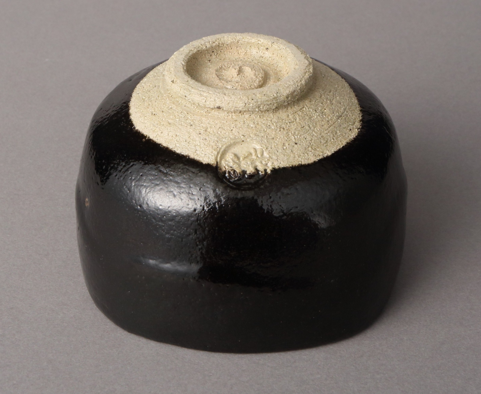 茶道具】 のんこう写 「三光」 黒楽 茶碗 *佐々木昭楽* 樂道入