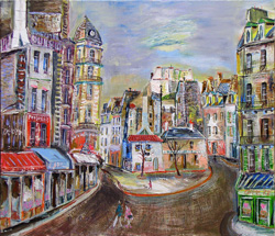 絵画 小澤勇寿郎 おざわゆうじゅろう 絵画 油絵 フランス風景絵画 油絵