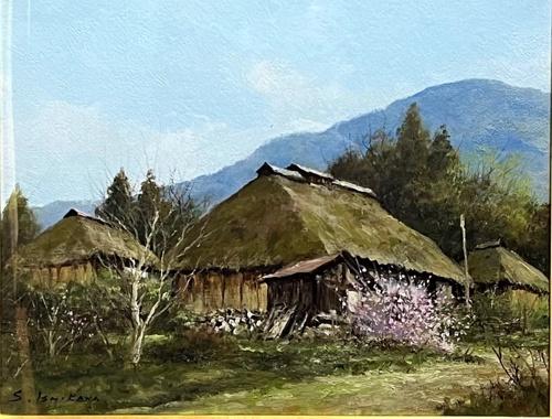 人気SALE，豊富な】 【真作】【WISH】石川茂男「岩手県南部曲の家 東北