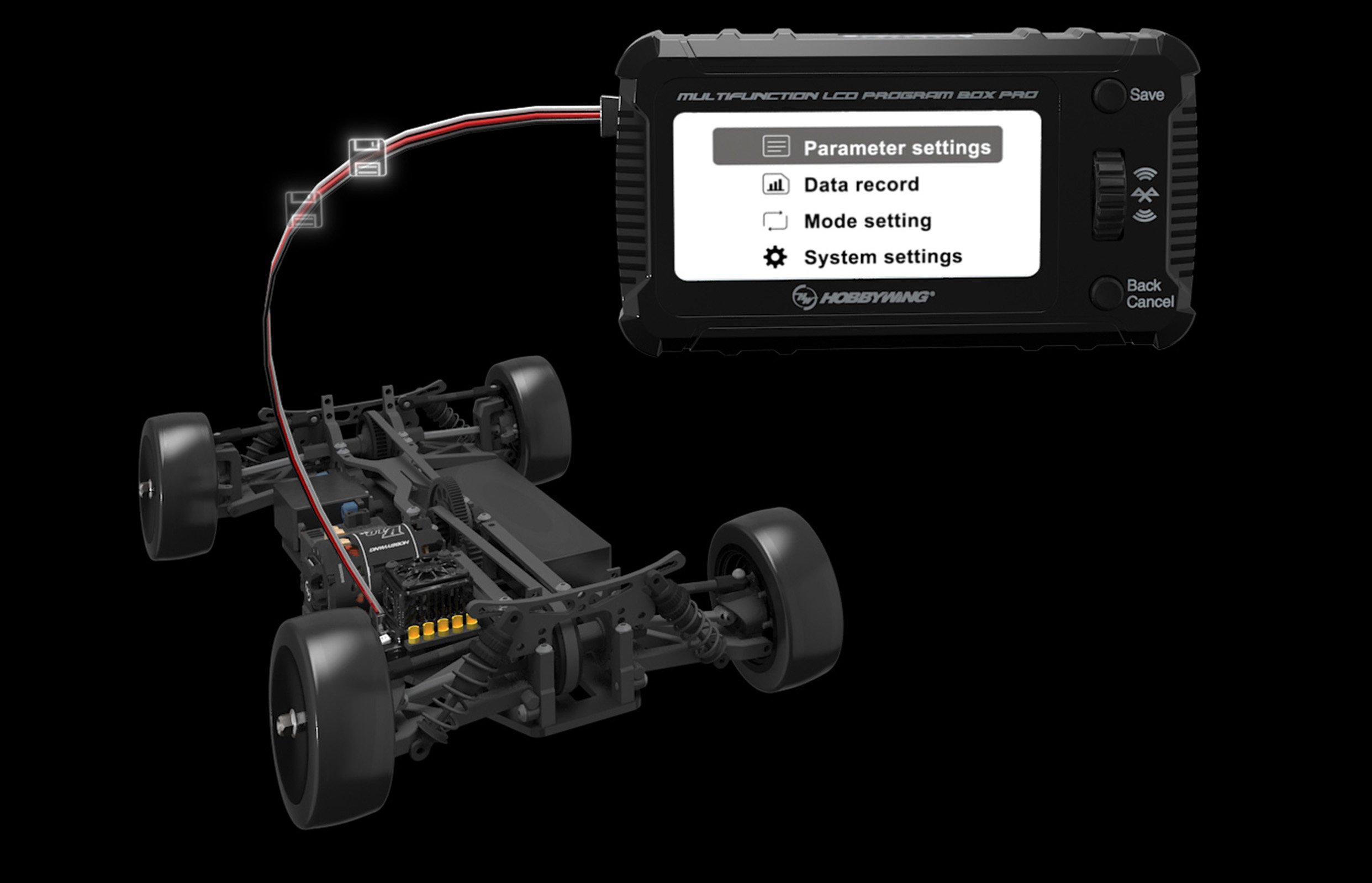 HOBBYWING LCDプログラムボックスPRO - セキドオンラインストア DJI
