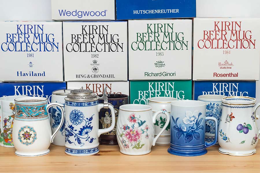 キリンビヤマグコレクションのファーストシリーズ（1979〜1988年