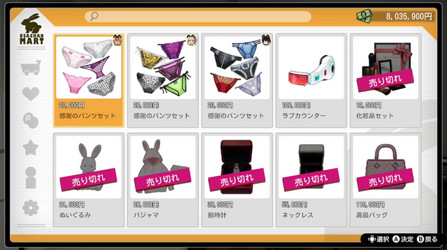 バニーガーデン』でパンツプレゼントが可能に！ちょっと危ない？チェキ