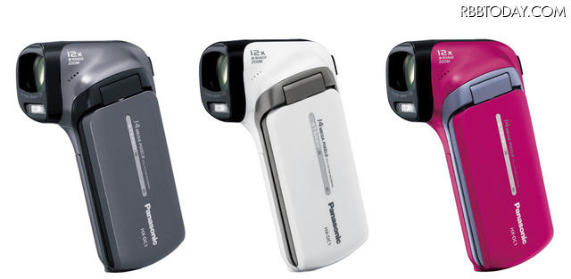 パナソニック、片手で撮れる縦型ビデオカメラ3機種、水中撮影も 4枚目