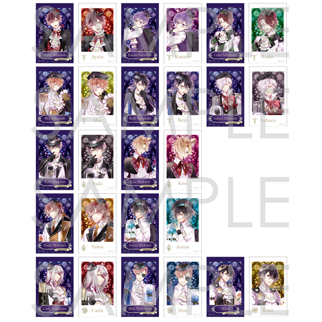 DIABOLIK LOVERS Beauty & Vampire ポラ風ラメカード | 乙女向け通販