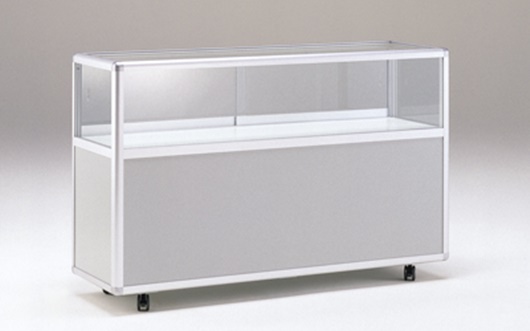 ゼガロ横型ケース｜ガラスショーケースならチヨダディステム