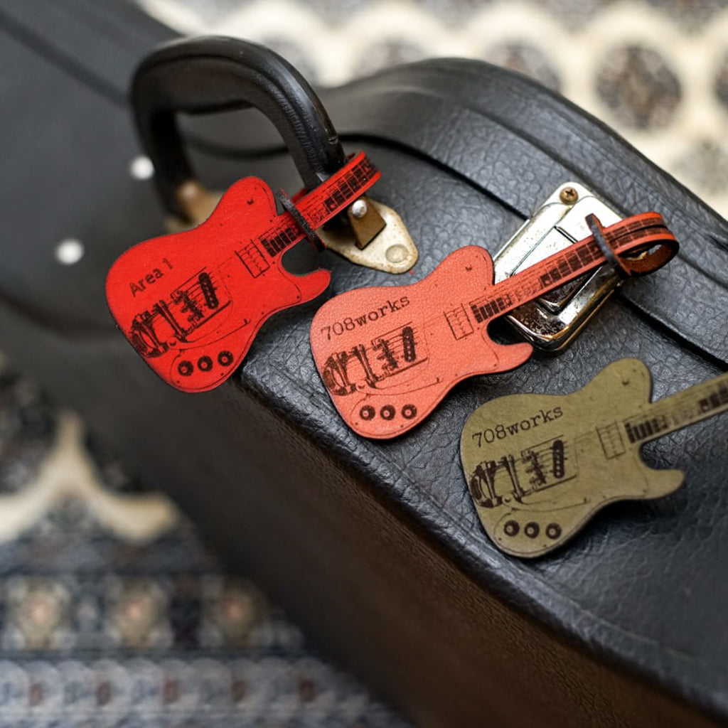 ギター型ネームタグ TL ver. ｜名入れサービス無料 – 708works｜ギター