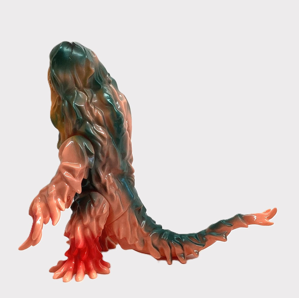 マルサン 350 ヘドラ レッド成型 B-Type スタンダードサイズ ソフビ