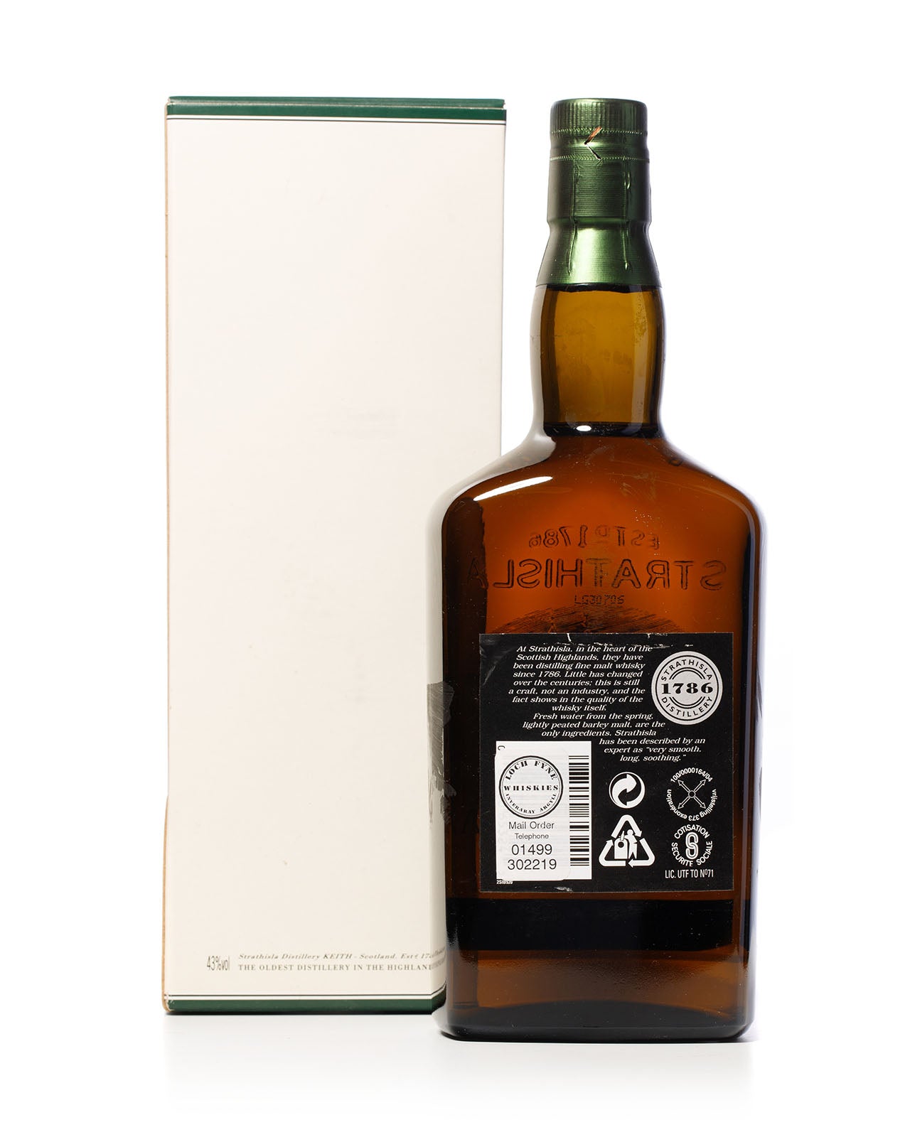 Strathisla 12 Year Old With Original Box – Mark Littler