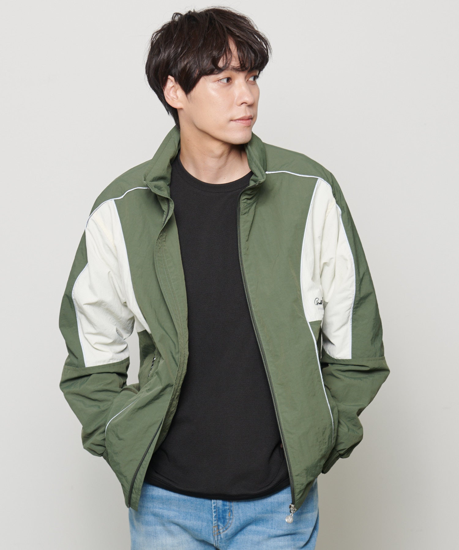 シェアパイピング トラックジャケット（ナイロンジャケット/ユニ