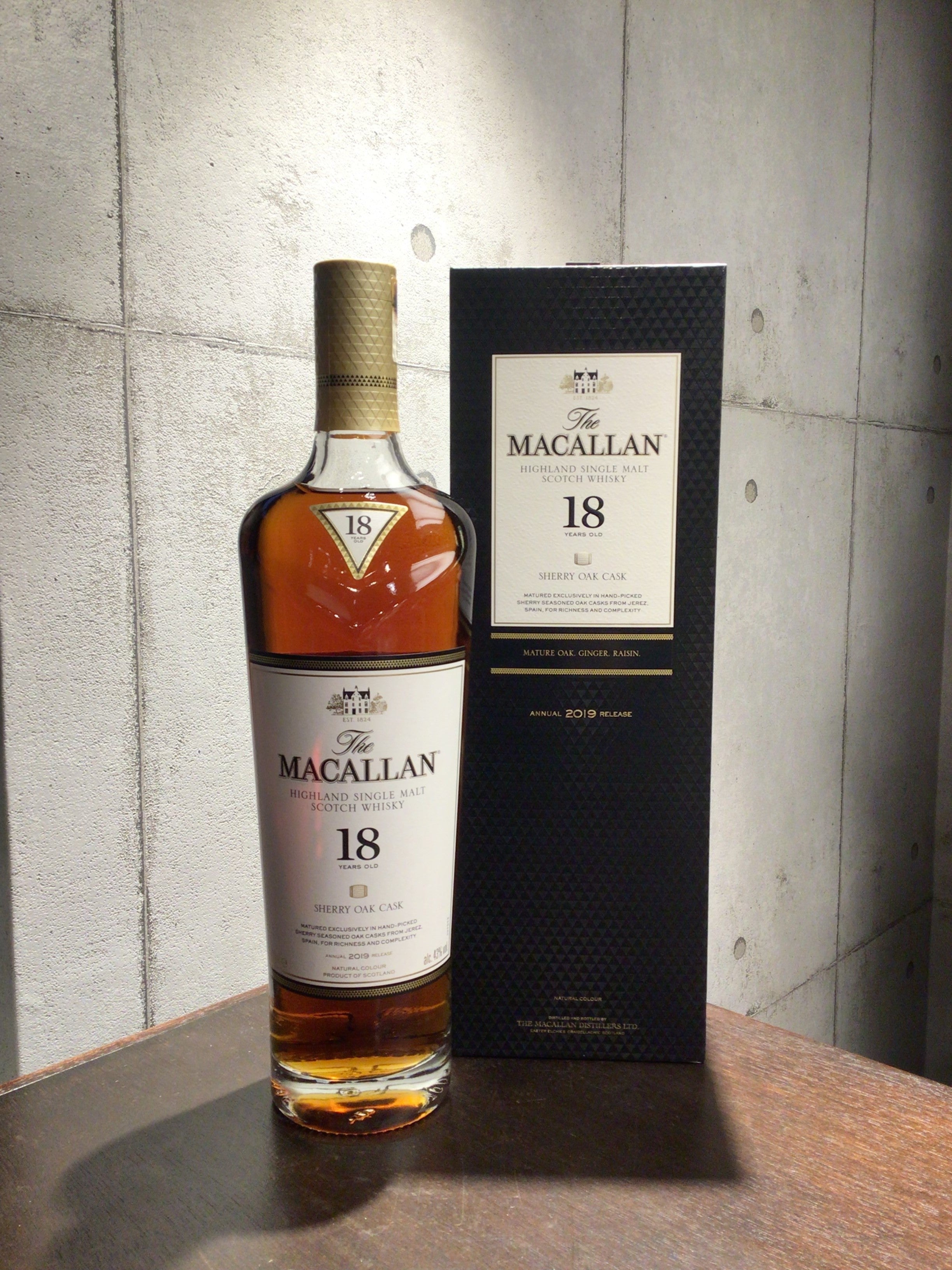 未開栓 The Macallan 18年 シェリーオーク 700ml 43%