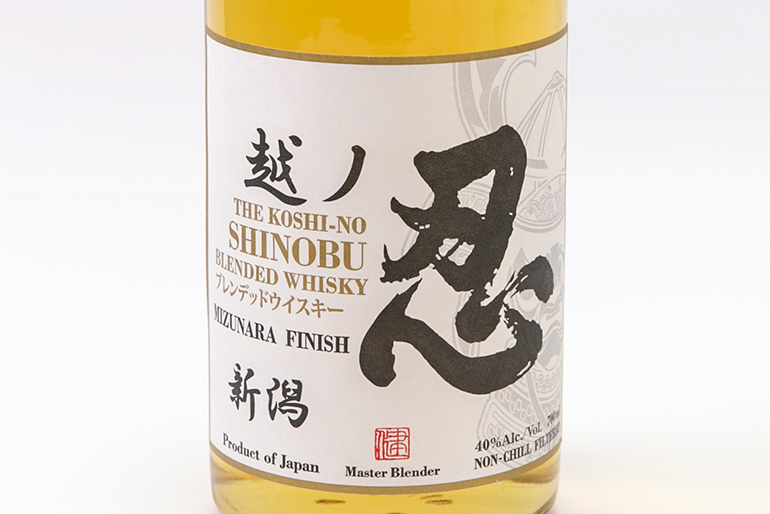 新潟直送計画】越ノ忍 ブレンデッドウイスキー（白） – 新潟麦酒 株式会社
