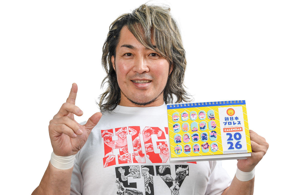 2026年 新日本プロレス カレンダー（卓上タイプ A5サイズ）