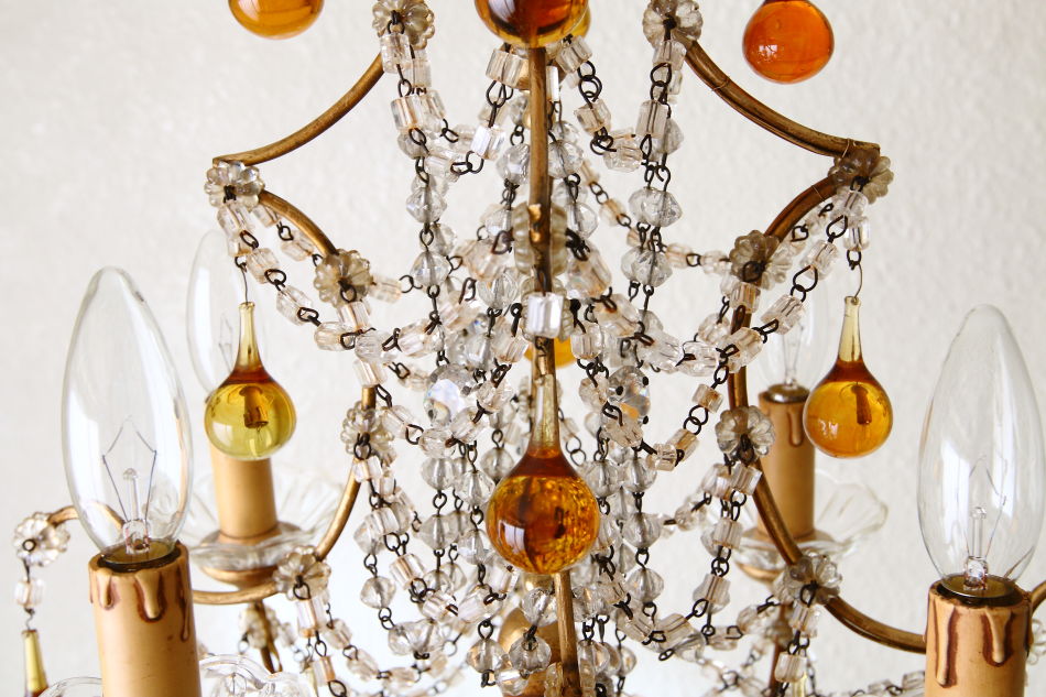 ケージシャンデリア 4灯 直付け ケージシャンデリア4灯直付け