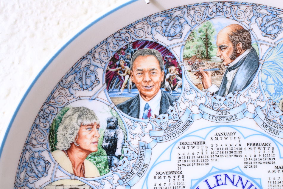 ウェッジウッド ミレニアム2000年 カレンダープレート 英国製 楽天市場