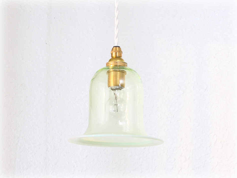 ヴァセリン/ウランガラス ランプシェード｜アンティーク家具・照明の