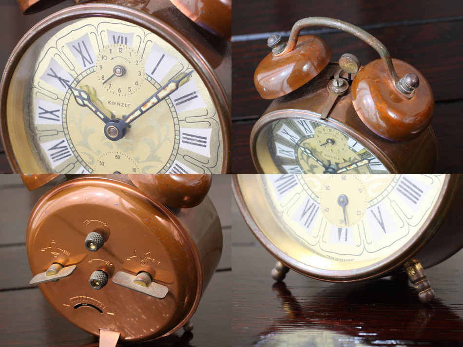 キンツレKIENZLE オールドアラームクロック｜アンティーク家具・照明の