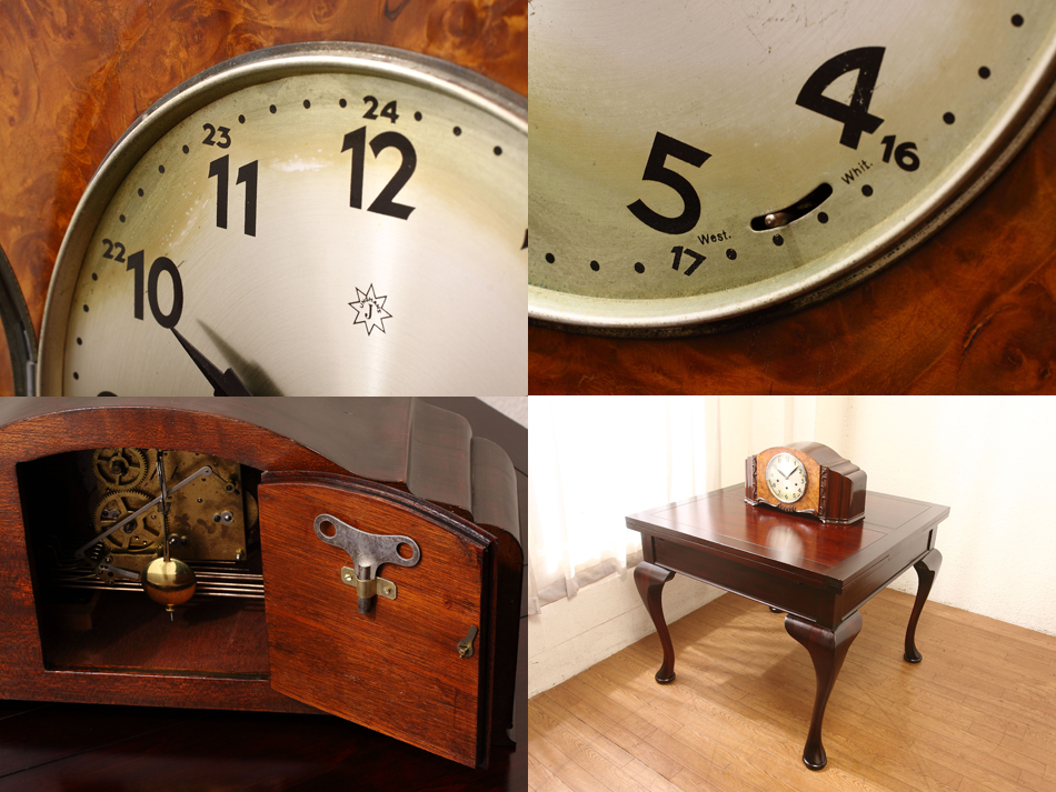 ユンハンスJunghans ウェストミンスターオールドマントルクロック