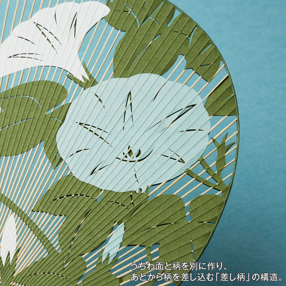 並型両透うちわ「朝顔」: インテリア・ライフスタイル | スイーツ