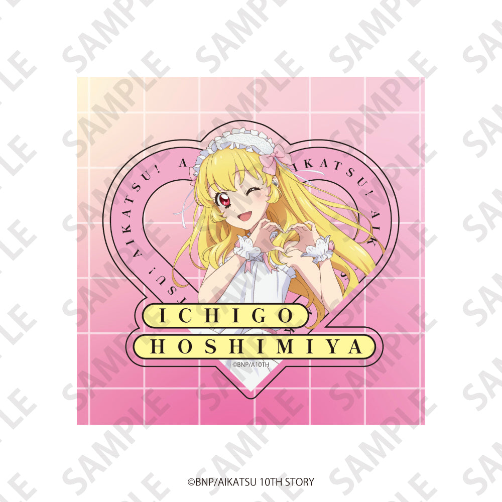 アイカツ ダイカット ステッカー トライスター 美月 ユリカ かえで