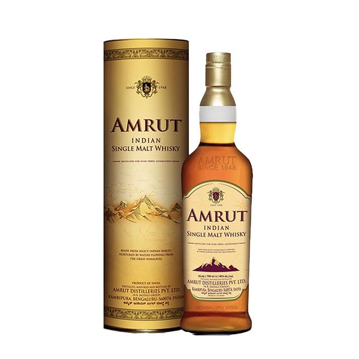 アムルット】インディアン シングルモルト ウイスキー 700ml (イエロー