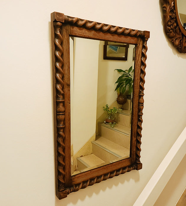 英国製 ヴィンテージ MERIDES パブミラー 鏡 アンティーク オシャレ