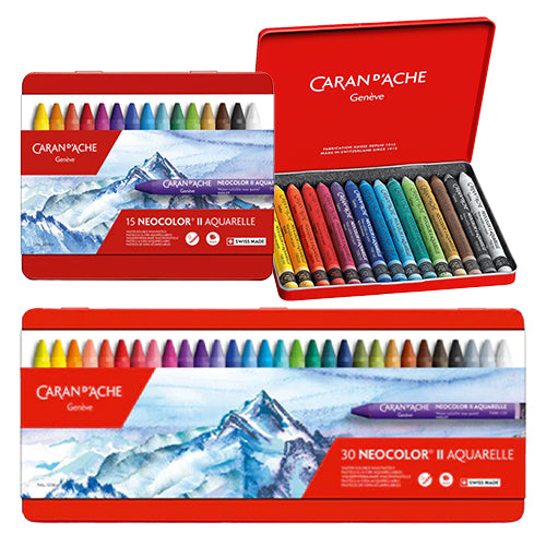 Caran d'Ache Neocolor II Watersoluble Pastel Metal Box Sets – ARCH