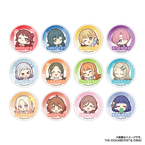 学園アイドルマスター トレーディングおなまえクリップバッジ 【全12種】