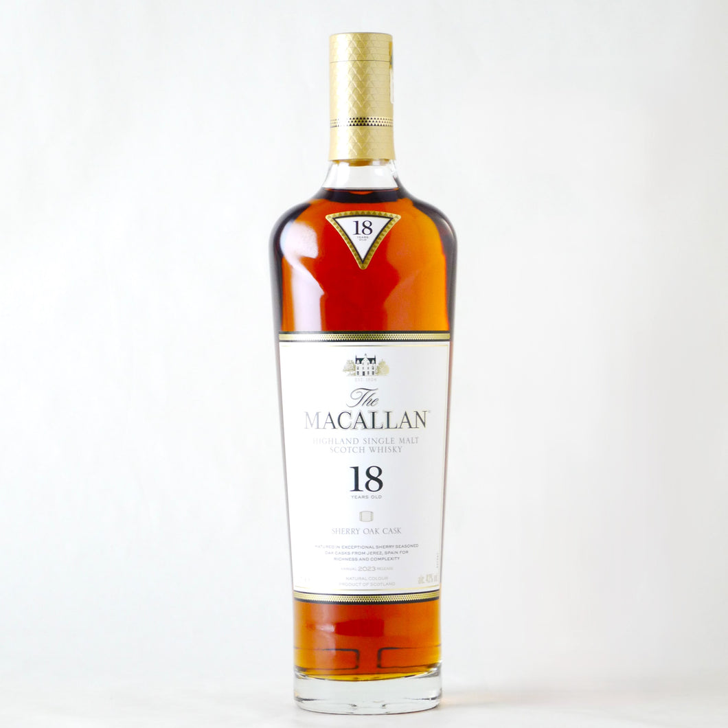 お一人様一点まで】ザ・マッカラン 18年 シェリーオーク【2023】※正規