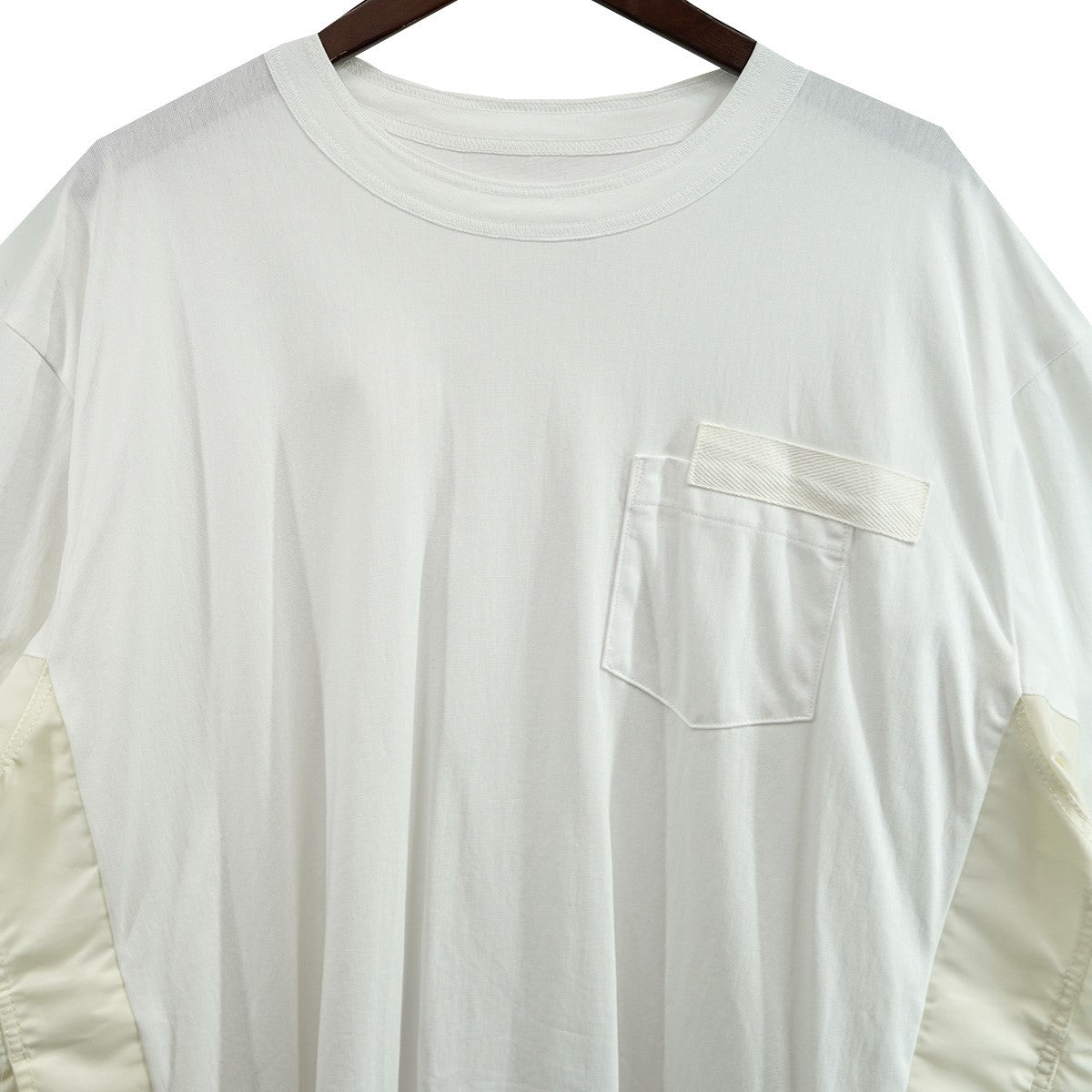 sacai(サカイ) 24AW Nylon Twill x Cotton Jersey T-Shirtナイロン