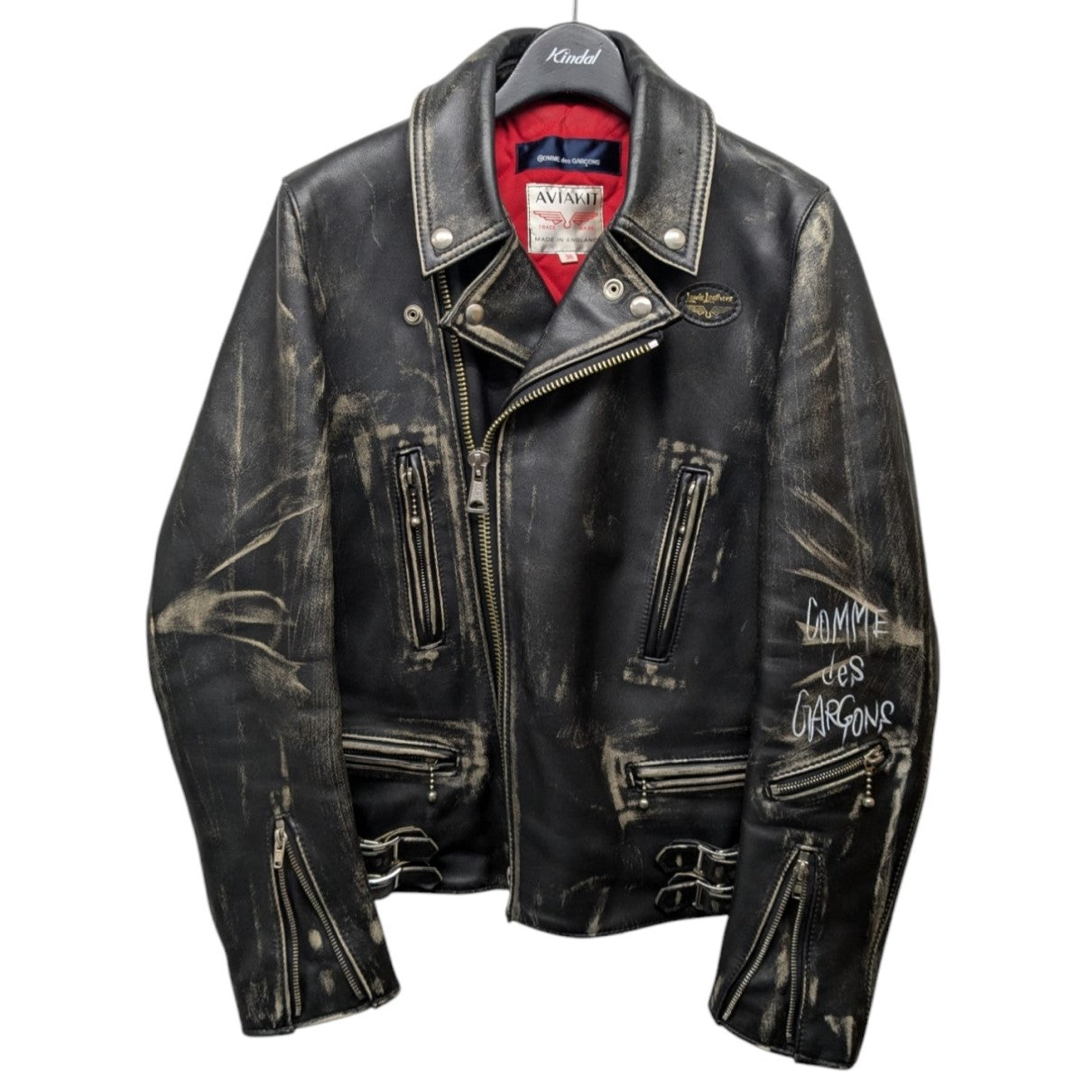 COMME des GARCONS×Lewis Leathers 青山限定「LIGHTNING」ペイント