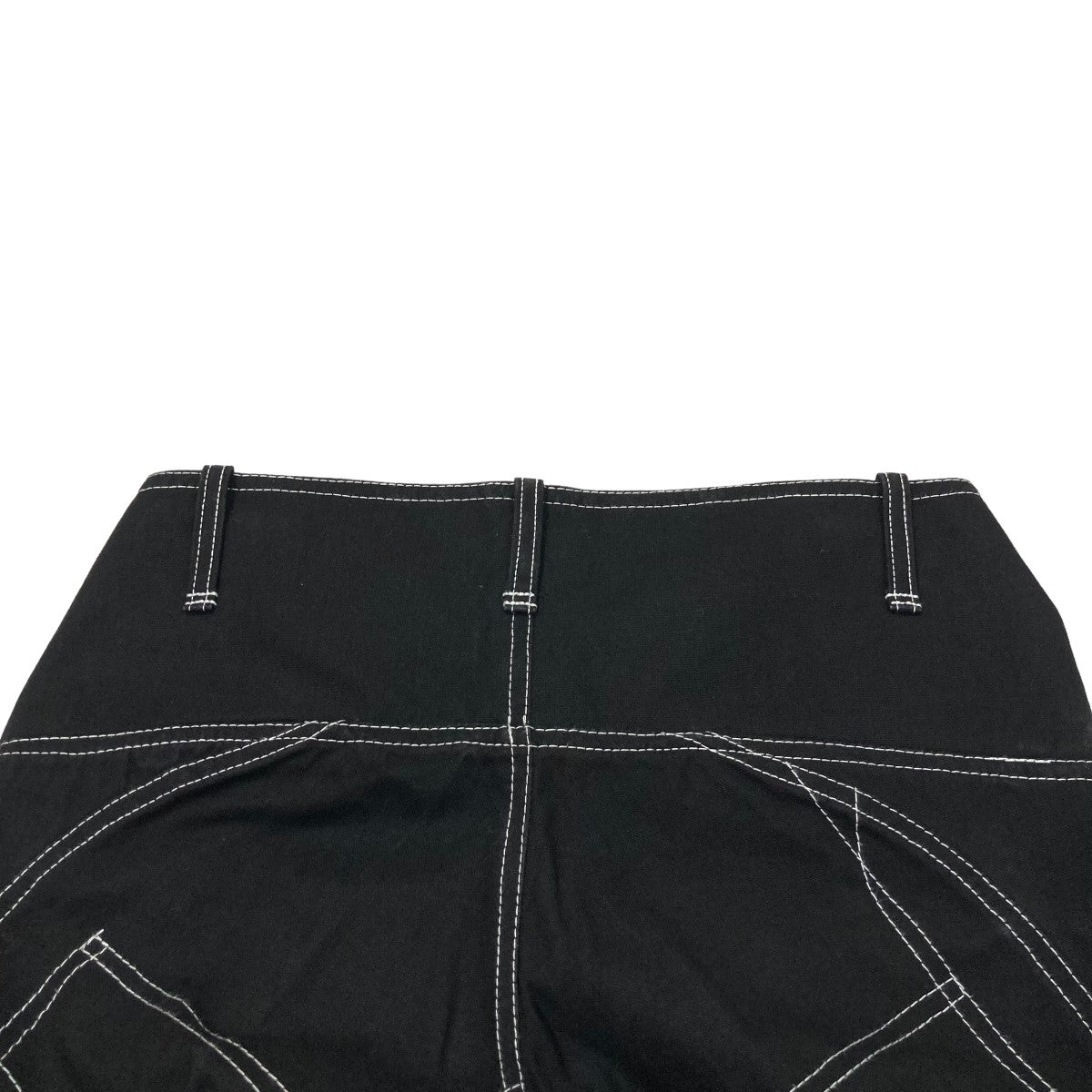 ネメス 立体裁断 サルエル パンツ リネン100% 黒 ブラック CHIRISTPHER