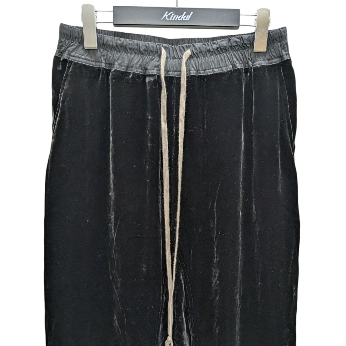16AW RICK OWENS ベロア ベルベット クロップド サルエルパンツ