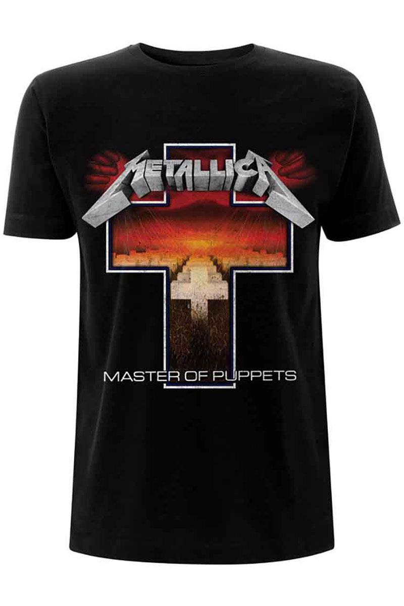 METALLICA バンドTシャツ ユニセックス : MASTER OF PUPPETS CROSS