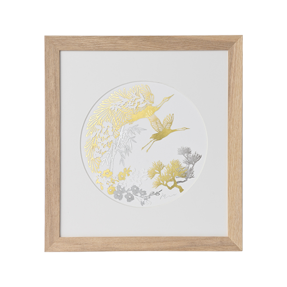 東京2020 】金沢箔〈 石川県 〉箔アート額装（小）ミライトワ