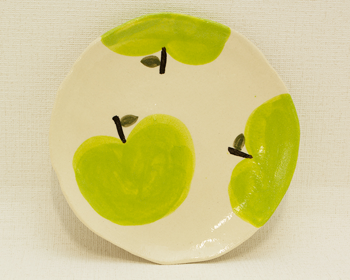 和雑貨 四季彩堂 オンラインショップ / 信楽焼 りんご5.5寸皿
