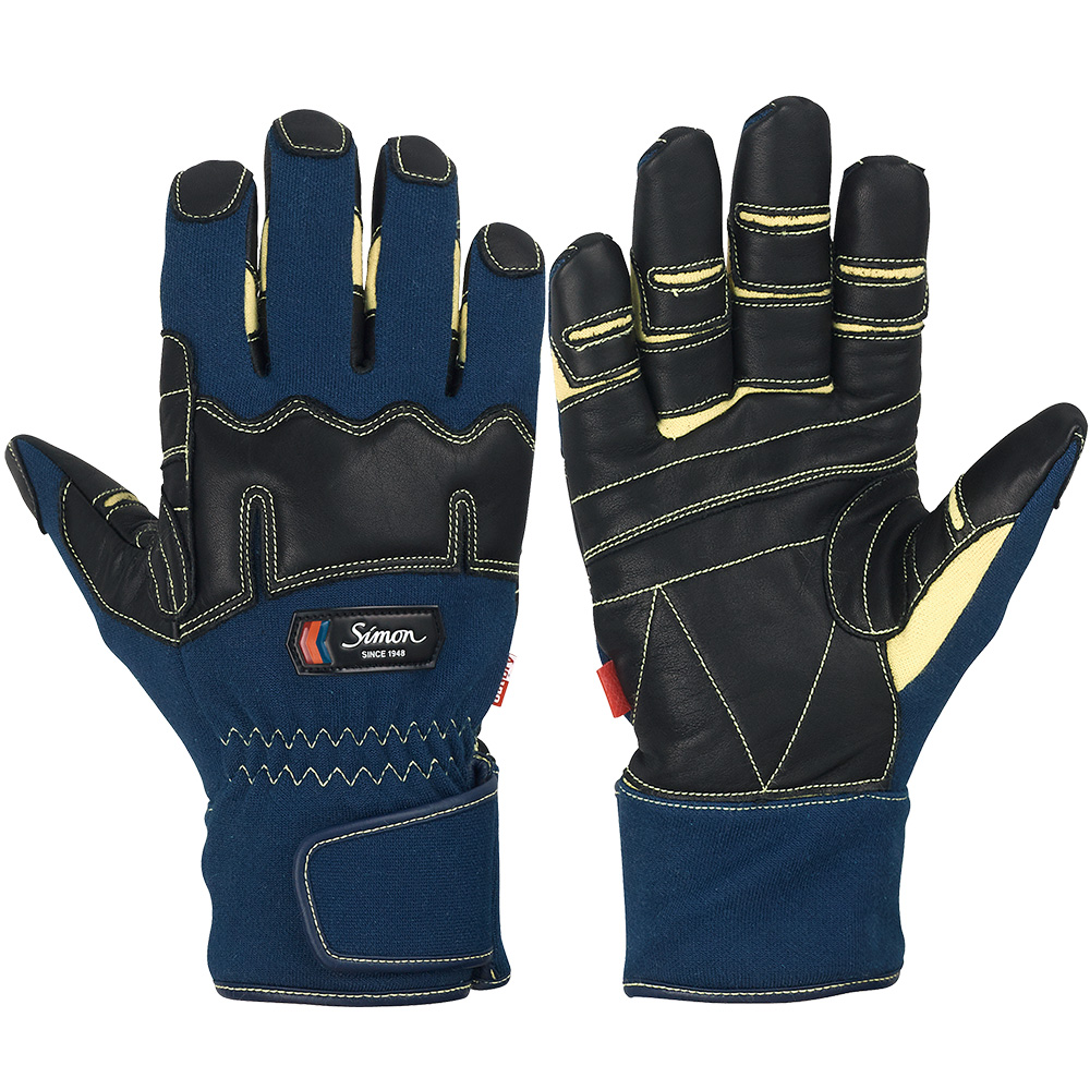 安全靴・手袋のシモン KG-200NV ネイビー: 作業用手袋
