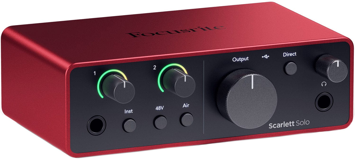 Focusrite Scarlett Solo Studio 4th Gen Recording Bundle
