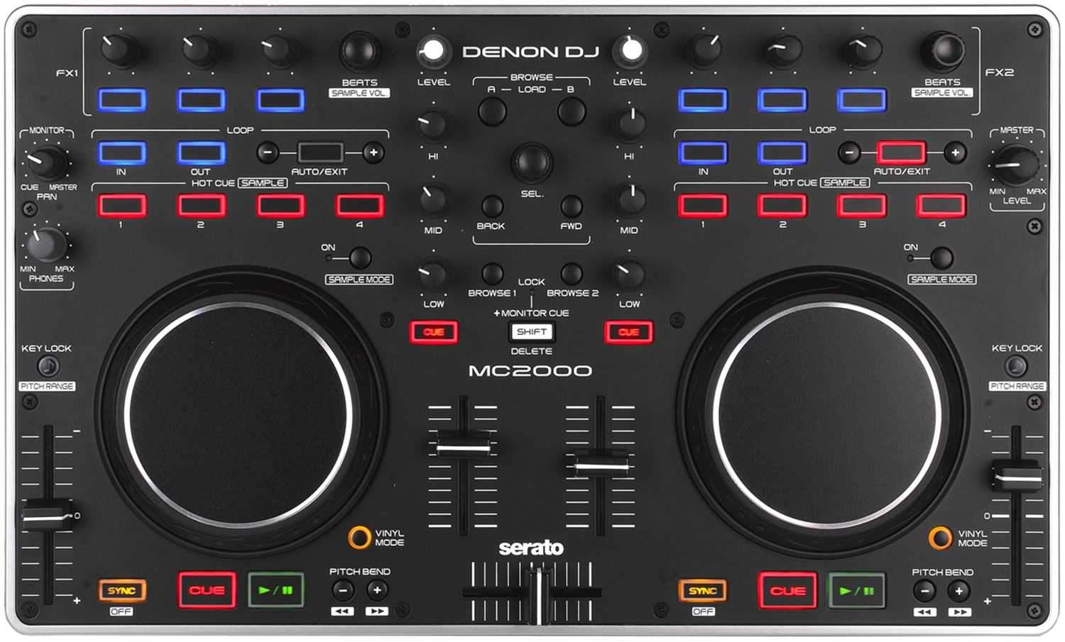 Denon DJ MC2000 Serato DJ Intro - DJ Controller